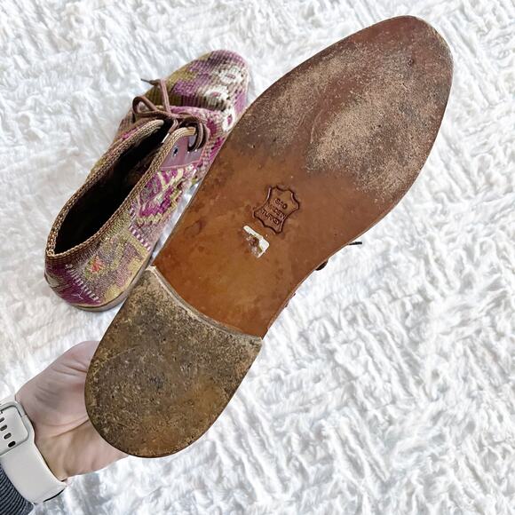 The Nomadic Collection Tapestry Kilm Lace Up Chukka Ankle Bootie - Picture 6 of 9